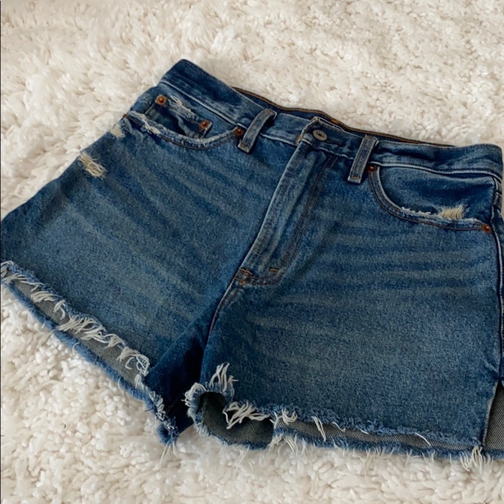High Waisted Denim Shorts
